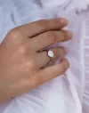 Каблучка срібна Коло 006462
