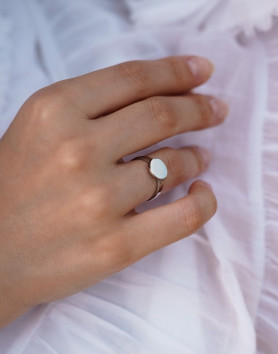 Каблучка срібна Коло 006462