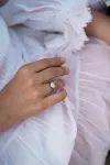 Каблучка срібна Коло 006462