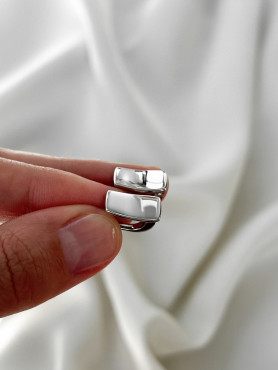 Сережки срібні Прямокутники