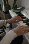 Браслет срібний з оніксом Клевери 1см 000019