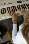 Браслет срібний з оніксом Клевери 1см 000019