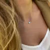 Срібне кольє з сердечком 925° 005025