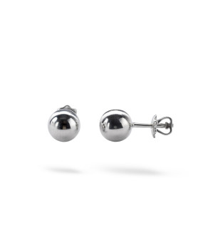 Сережки - пусети (гвоздики) безкамінні Кульки 6мм 006882