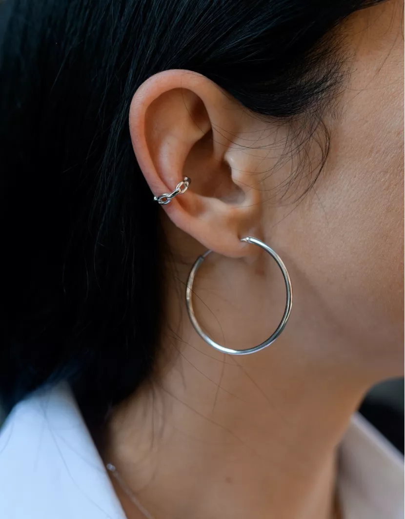 Сережка - кафа срібна Ланки 006939