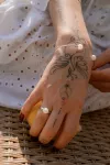Каблучка срібна з перлиною 001611