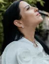 Сережки срібні Classic з цирконієм діамантової огранки 006969