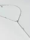 Срібне кольє-краватка з кульками Exclusilver 925 проба