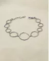 Браслет срібний Кільця 007000