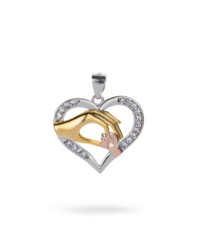 Підвіс срібний Безумовна любов 007006