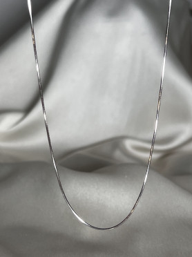 Ланцюжок срібний снейк 55см 005300