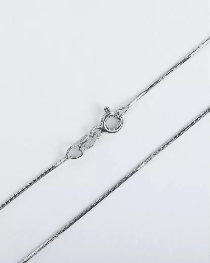 Ланцюжок срібний снейк 55см 005300