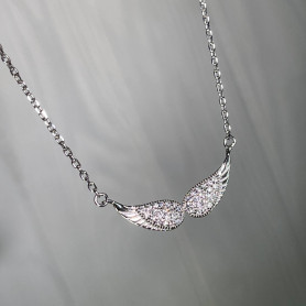 Срібне кольє Крила янгола 925°