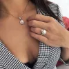 Подвес серебряный с жемчугом и цирконием бриллиантовой огранки 002097