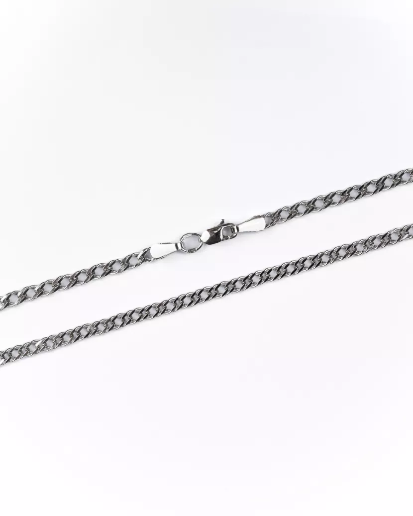 Ланцюжок срібний рембо унісекс 50-60см 005274