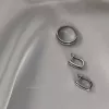 Каблучка срібна з чорною емаллю Exclusilver 925 проба